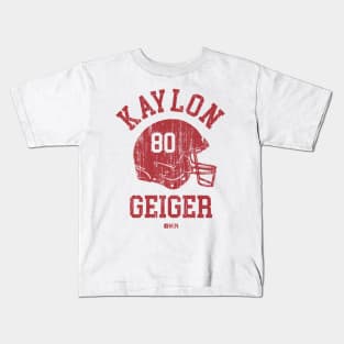 Kaylon Geiger Tampa Bay Helmet Font Kids T-Shirt